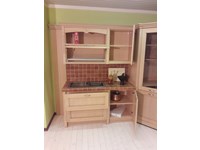 cucina classica in legno di frassino naturale anticato