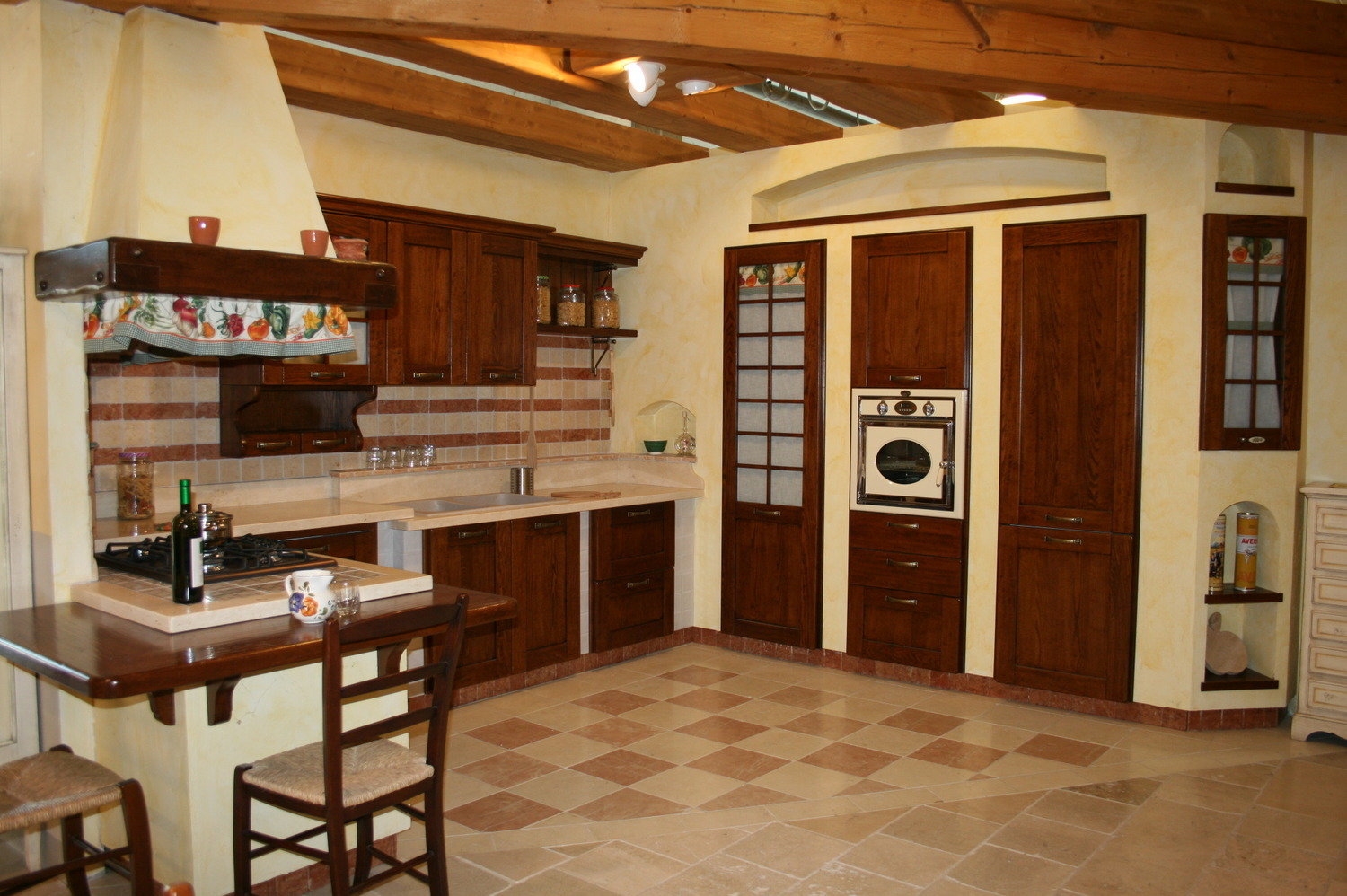 Cucina caramel in muratura cucine a prezzi scontati Cucine muratura moderne