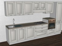 Cucina classica Bolgheri di Stosa Cucine composizione base