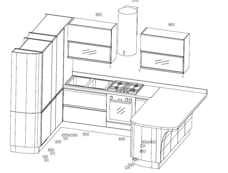 Cucina Scavolini tess laccato bianco lucido 53 Cucine a prezzi scontati
