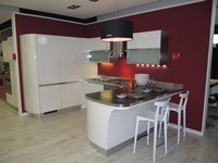 cucina modello tess Scavolini laccata bianco lucido