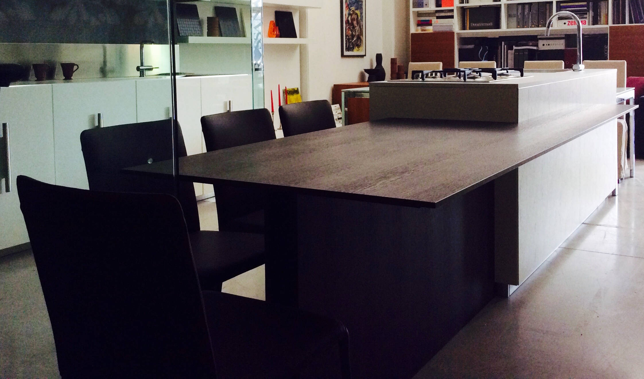 Cucina composit mood design laminato materico bianca cucine a ...