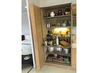 Cucina con penisola Dada in rovere naturale scontata del 60%