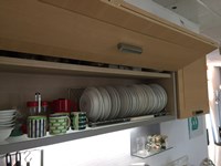 Cucina con penisola Dada in rovere naturale scontata del 60%