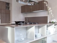Cucina Copat cucine Cucina mod caribe laccata con penisola