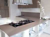 Cucina Copat cucine Cucina mod caribe laccata con penisola