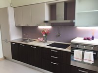 Cucina Creo Kitchens Britt olmo cotto l.360 Moderna Polimerico Opaco