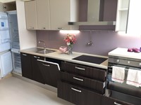 Cucina Creo Kitchens Britt olmo cotto l.360 Moderna Polimerico Opaco