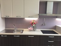 Cucina Creo Kitchens Britt olmo cotto l.360 Moderna Polimerico Opaco