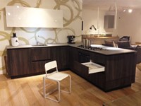 Cucina con penisola Sincro wood