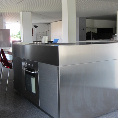 Cucina elmar modello modus con tavolo estraibile cucine a prezzi ... Cucina tavolo