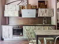 cucina lineare moderna essenza vintage in offerta outelt nuovimondi