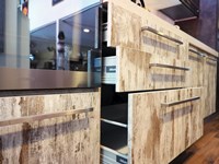 cucina lineare moderna essenza vintage in offerta outelt nuovimondi