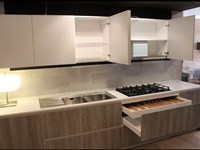 Cucina in laminato materico Arrital cucine a PREZZI OUTLET