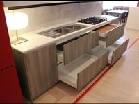 Cucina in laminato materico Arrital cucine a PREZZI OUTLET