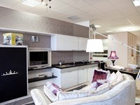 cucina in legno bianco