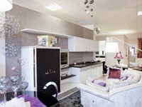 cucina in legno bianco