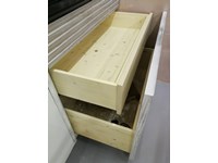 cucina in legno bianco
