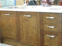 cucina isola moderna etnica