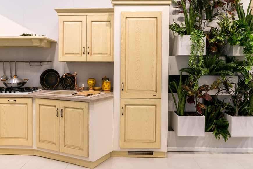 Cucina in muratura Scavolini modello Belvedere scontata del 40% Cucina in muratura Scavolini modello Belvedere scontata del 40%