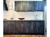 cucina industrial grey zen lineare modern ain offerta outlet nuovimondi