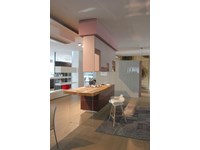Cucina Lago Cucina modello lago Design Vetro Tortora