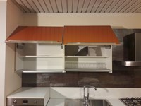 Cucina Lineare in laminato bianco lucido di dibiesse cucina scontata