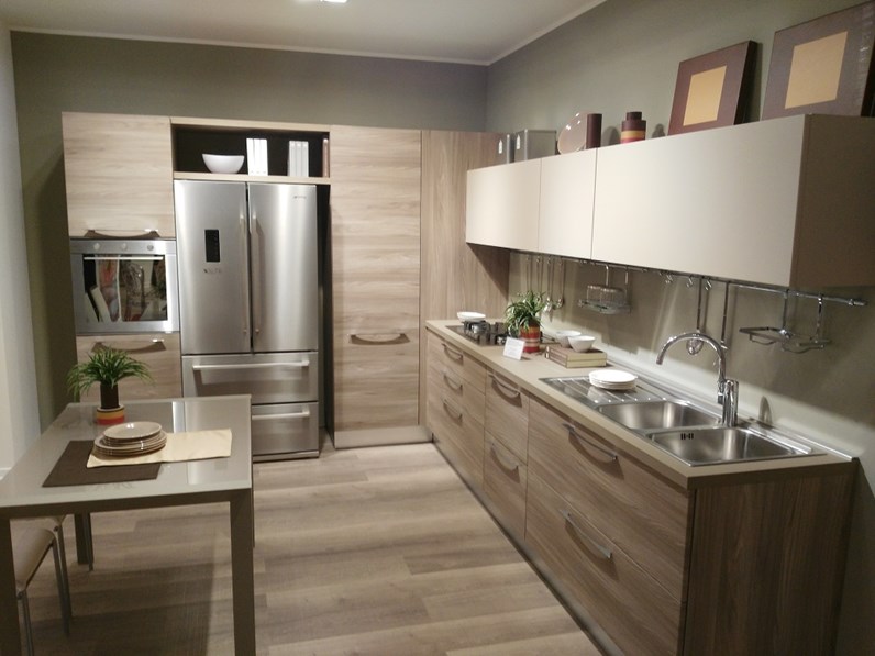 Lube Cucine Noemi olmo sabbia Moderno Lube Cucine Noemi olmo sabbia Moderno