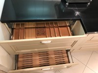 Cucina Maistri Carol Laccata bianca cestoni attrezzati