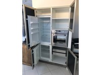 Cucina Maistri modello Crystalia colonne aperte