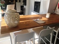 Cucina Spagnol dettaglio penisola con sgabelli
