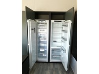 Cucina moderna ad isola Dibiesse Area 22 xl 30° gola curva in FENIX nero opaco a prezzo scontato