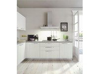 Cucina moderna scontata particolare cappa in acciaio