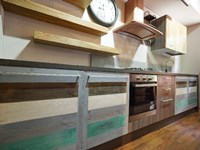 cucina moderna ante ecolor legno recicle wood in offerta prezzo outlet nuovimondi