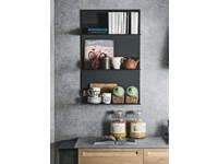 cucina moderna con isola e piano lavoro olmo industrial