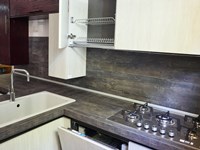 cucina moderna essenza rovere ice e bambu in offerta