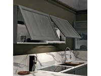cucina moderna a semi sospesa il legno in offerta nuovimondi outlet