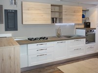 cucina moderna legno white e rovere in offerta convenienza