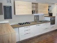 cucina moderna legno white e rovere in offerta convenienza