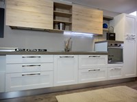 cucina moderna legno white e rovere in offerta convenienza