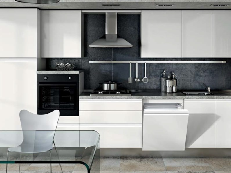 CUCINA MODERNA LINEARE CON GOLA BIANCA IN OFFERTA CONVENIENZA CUCINA MODERNA LINEARE CON GOLA BIANCA IN OFFERTA CONVENIENZA