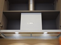 Particolare interno cappa autofiltrante