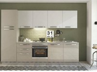 Cucina lineare modello Cloe personalizzabile nelle finiture