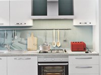 Cucina design moderno completa di elettrodomestici