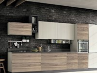 cucina moderna pura nature lineare in offerta outlet