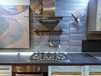 cucina moderna vintage recicle con ante legno in offerta outlet