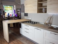 cucina moderna penisola legno no stosa con penisola mobile il essenza olmo nature