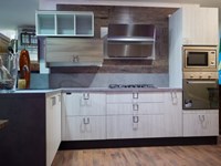 cucina moderna vintage in offerta outlet completa con penisola vero affare
