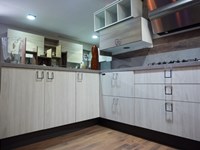 cucina moderna vintage in offerta outlet completa con penisola vero affare