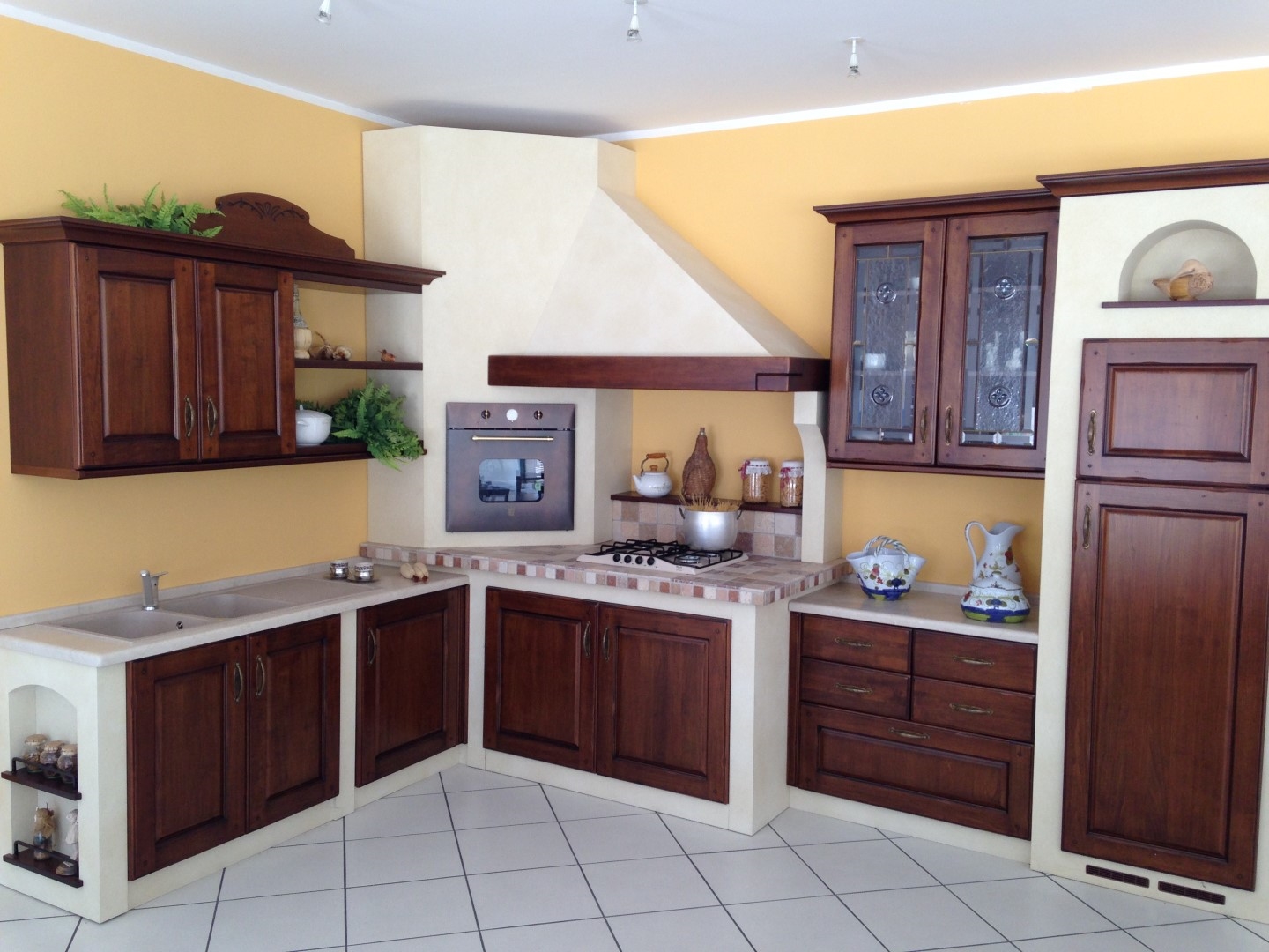 Cucine muratura design moderno : cucine a legna piccole dimensioni ...
